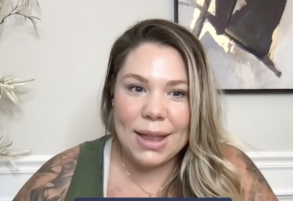 Kailyn Lowry on a podcast