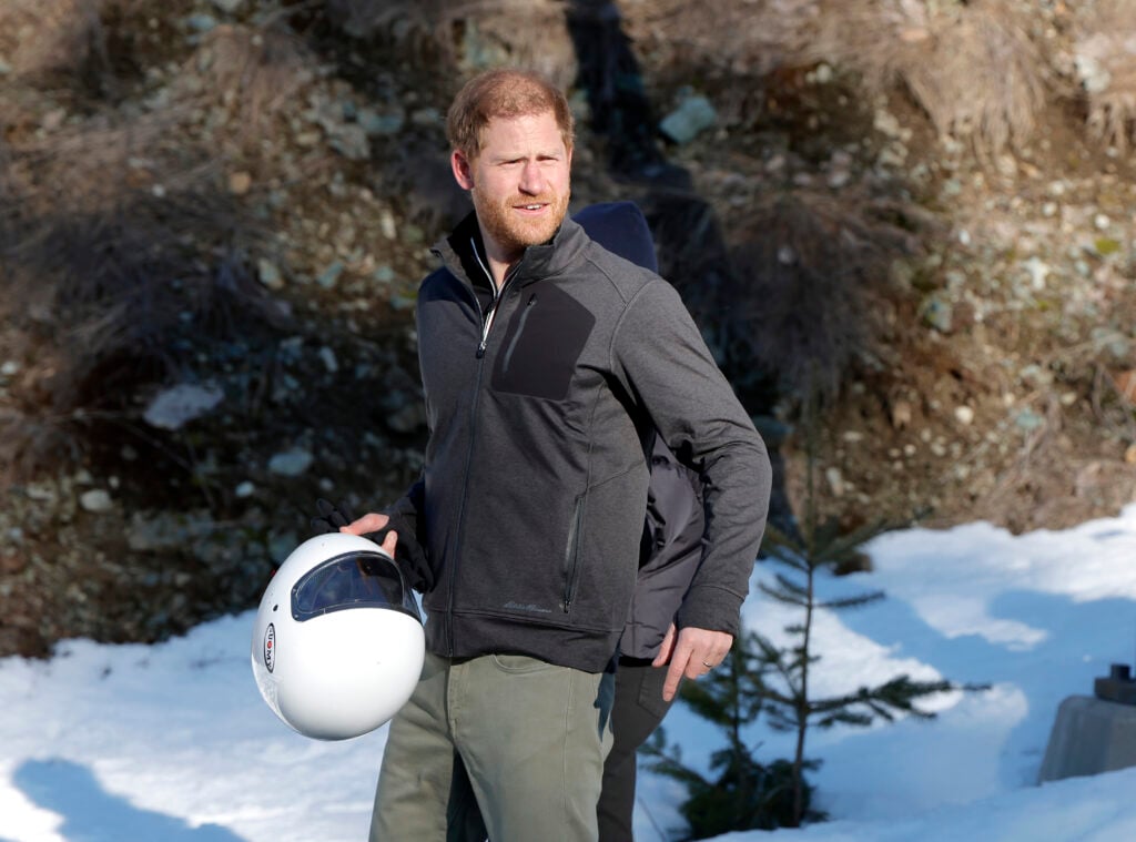Prince Harry in mid-February of 2024.