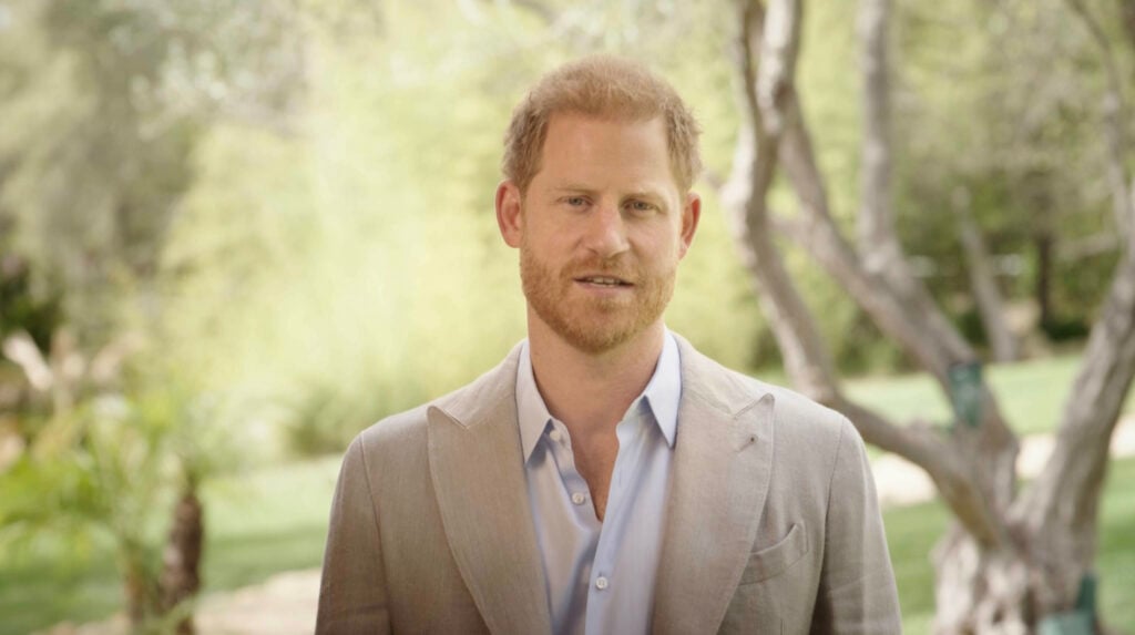 Prince Harry in late February of 2024.
