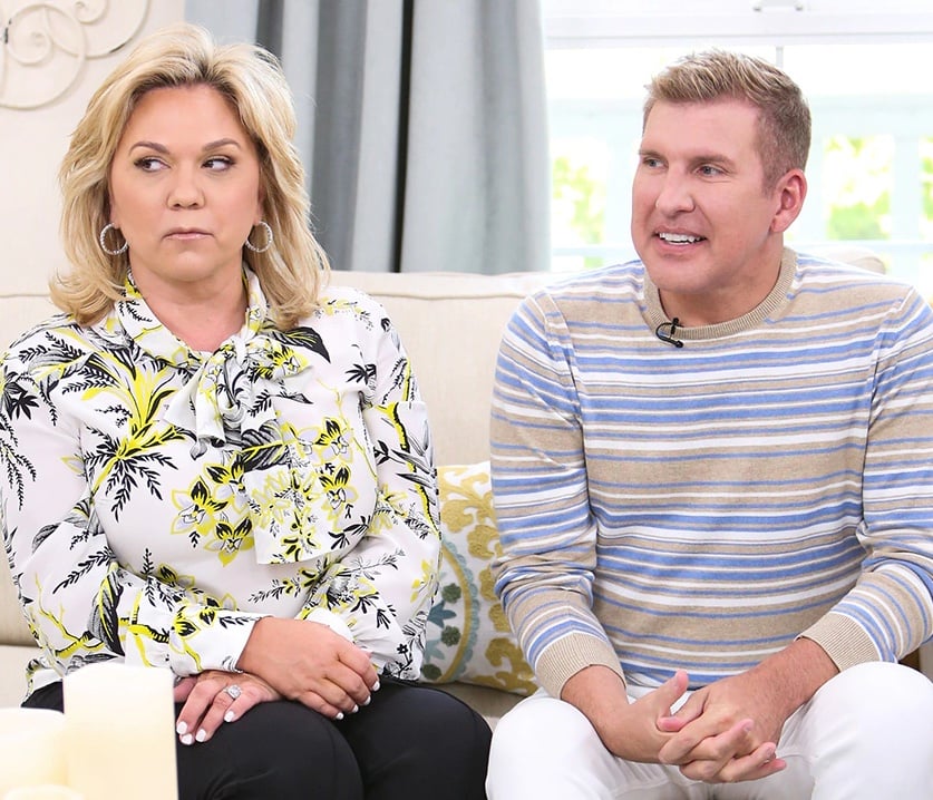 Todd Chrisley and Julie Chrisley on air