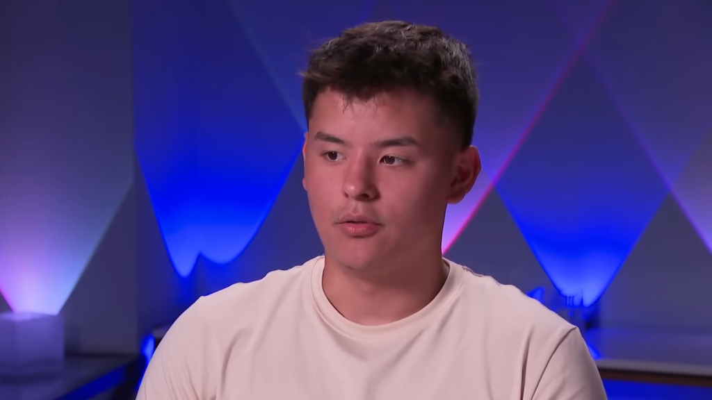 A YouTube screenshot from Collin Gosselin's 2024 interview with Entertainment Tonight.