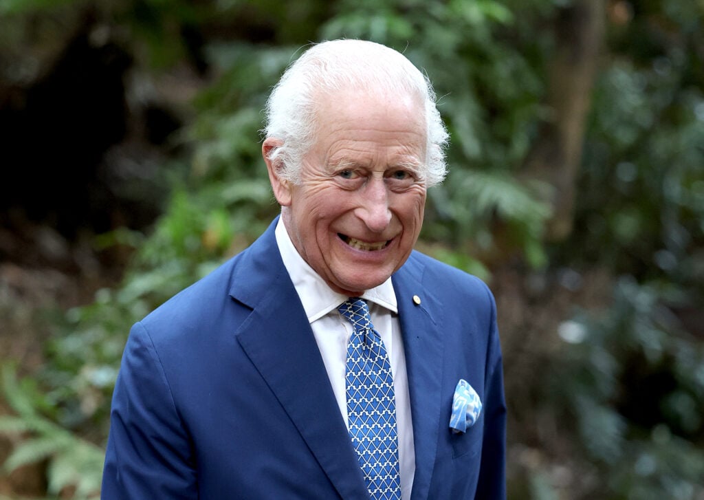 King Charles III visits the Australian National Botanic Gardens on October 21, 2024 in Canberra, Australia. 